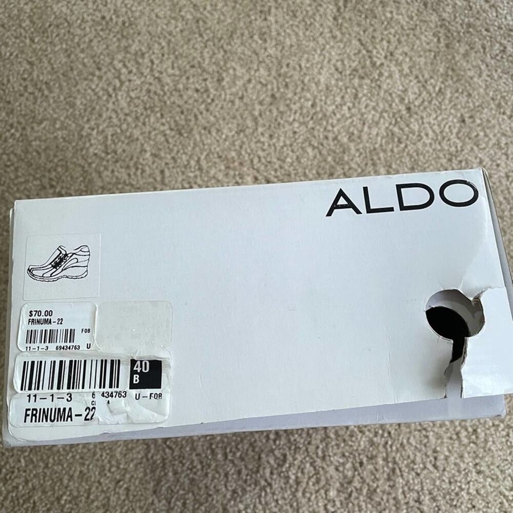 Aldo Women's Wedge Brown Frinuma Booties Size 9 - Picture 10 of 10